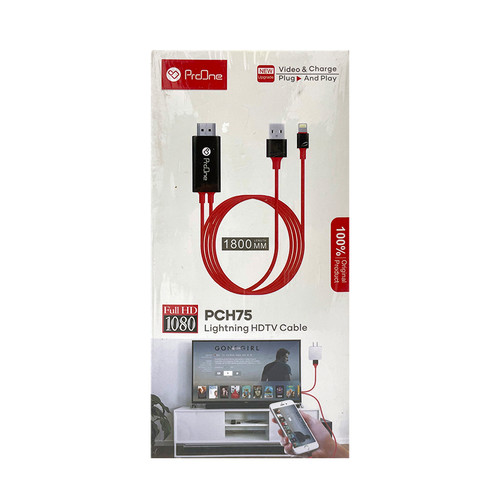 کابل تبدیل LIGHTNING به HDMI برند PROONE