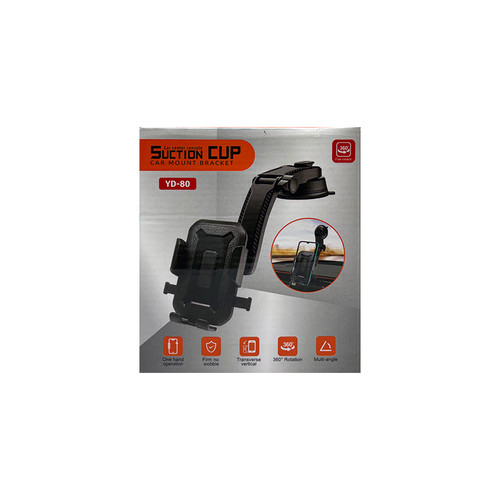 هولدر موبایل شیشه جلو YD-80 برند SUCTION CUP