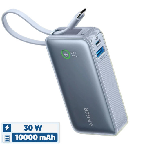 پاور بانک 30 وات انکر مدل Light Weight A1259 ظرفیت 10000 میلی آمپر
